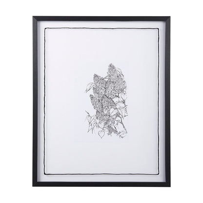 Mercana - Spring Blooming XII by Mercana Studio Hand Embellished Textured Framed Art Print Matted under Glass - 14085 view 1