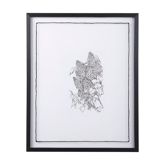 Mercana - Spring Blooming XII by Mercana Studio Hand Embellished Textured Framed Art Print Matted under Glass - 14085 view 1
