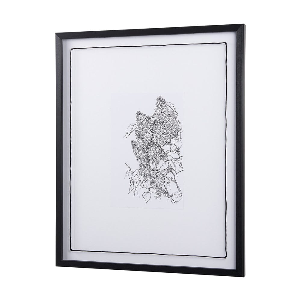 Mercana - Spring Blooming XII by Mercana Studio Hand Embellished Textured Framed Art Print Matted under Glass - 14085 view 2