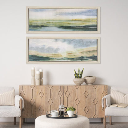 Mercana - Spring Horizon II by Mercana Studio a Hand Embellished Textured Framed Art Print - 15263 view 8