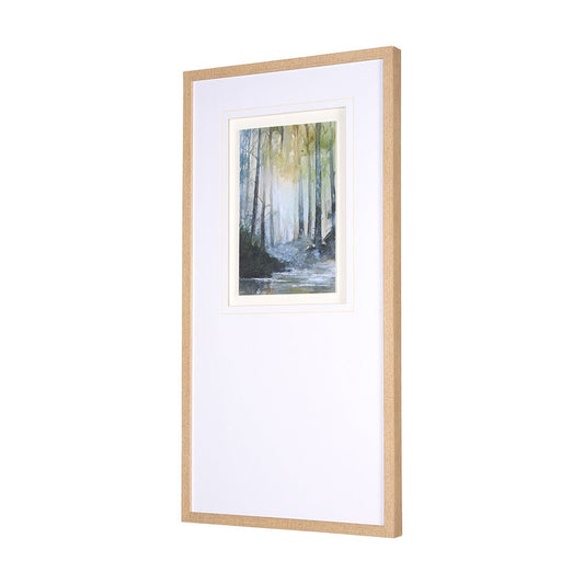 Mercana - Spring Light I by Mercana Studio a Hand Embelished Textured Framed Art Print Matted under Glass - 15251 view 2