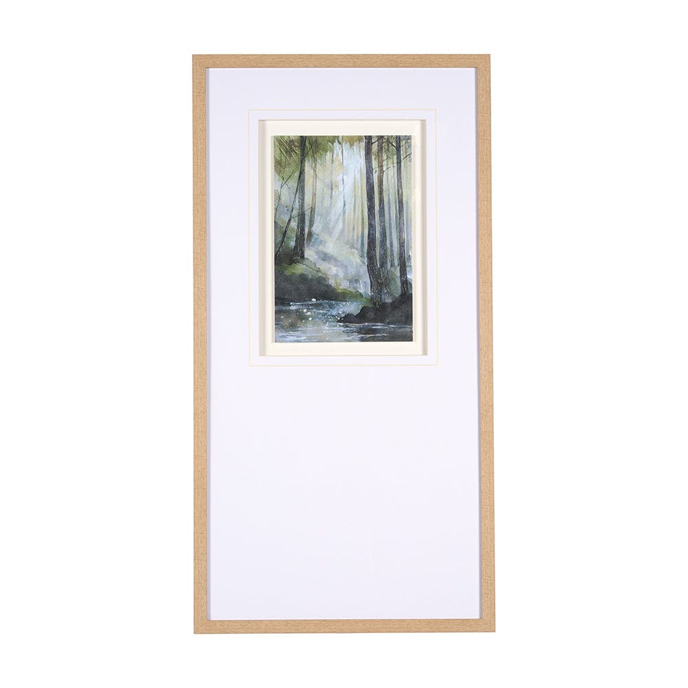 Mercana - Spring Light II by Mercana Studio a Hand Embelished Textured Framed Art Print Matted under Glass - 15252 view 1