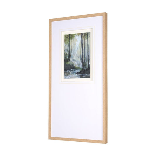 Mercana - Spring Light II by Mercana Studio a Hand Embelished Textured Framed Art Print Matted under Glass - 15252 view 2