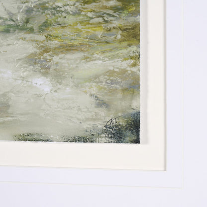 Mercana - Springs Coming II by Mercana Studio a Hand Embellished Textured Framed Art Print Matted under Glass - 15265 view 6