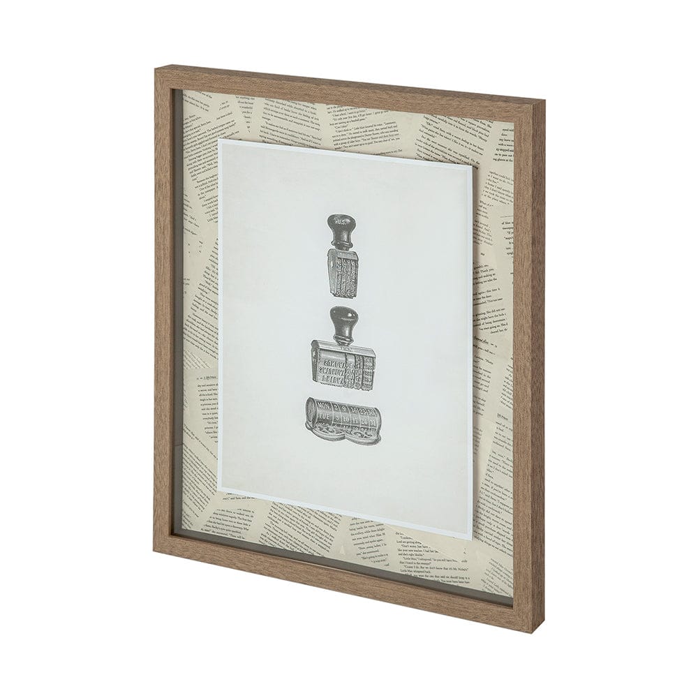 Mercana - Stamped by Sam Appleman a Framed Art Print Matted under Glass - 12073 view 1