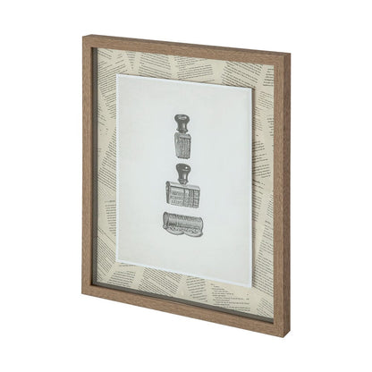 Mercana - Stamped by Sam Appleman a Framed Art Print Matted under Glass - 12073 view 1
