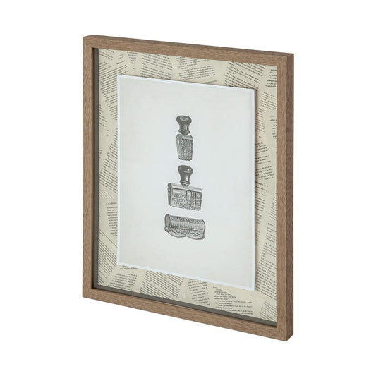 Mercana - Stamped by Sam Appleman a Framed Art Print Matted under Glass - 12073 view 1