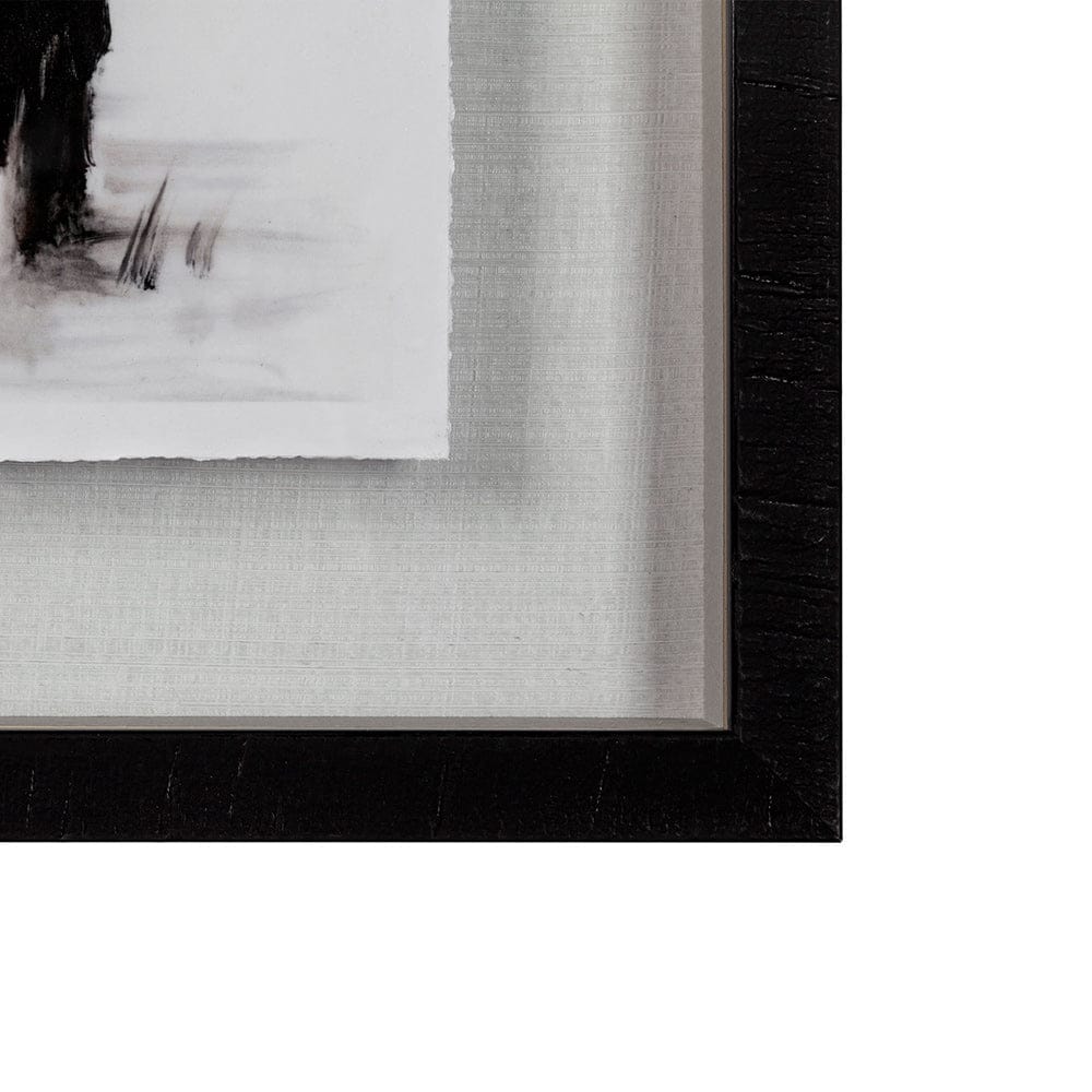 Mercana - Standing Around I by Ethan Harper a Hand Embellished Textured Framed Art Print Matted under Glass - 13721 view 3