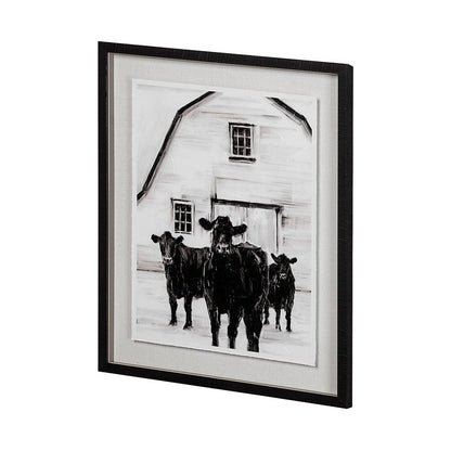 Mercana - Standing Around II by Ethan Harper a Hand Embellished Textured Framed Art Print Matted under Glass - 13722 view 2