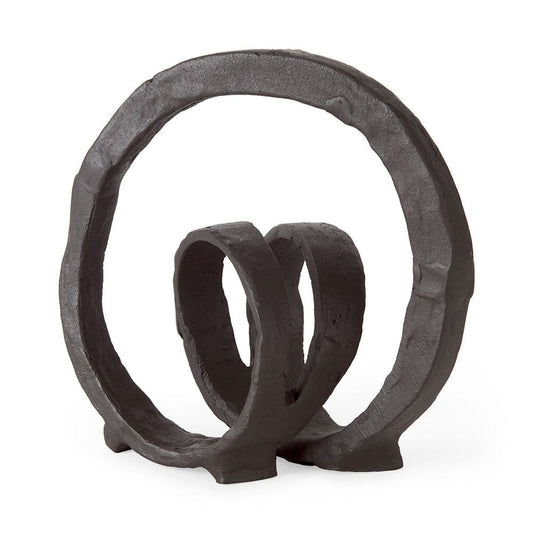 Mercana - Stanislaw II Black Metal Infinite Ribbon Sculpture - 69169 view 1