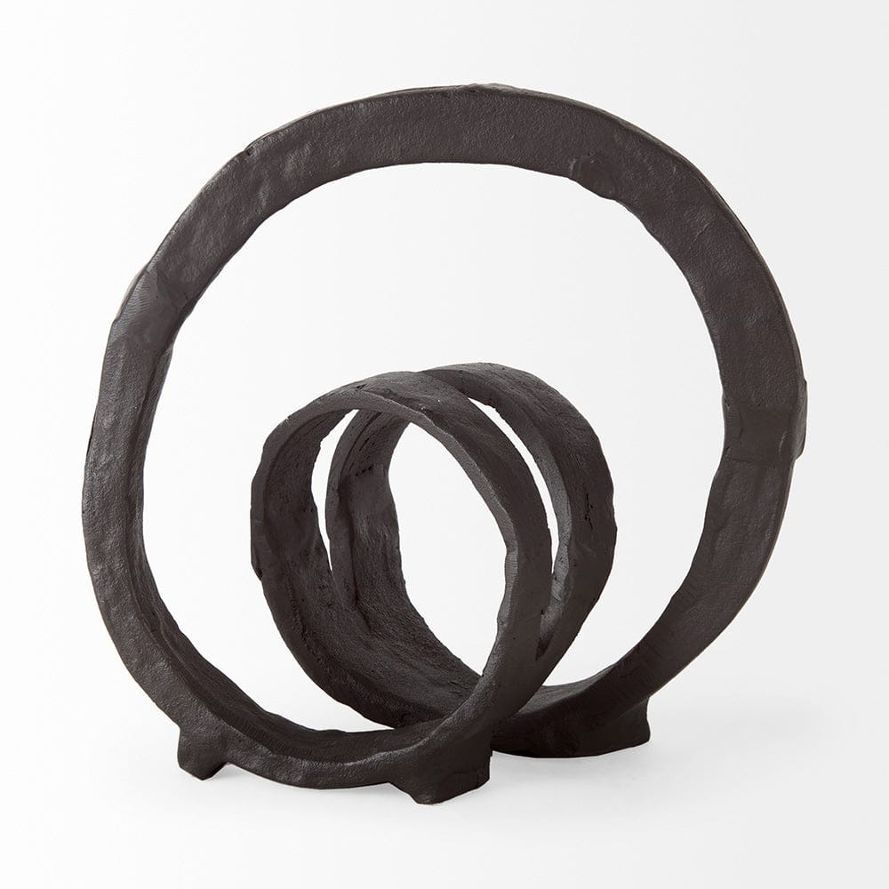 Mercana - Stanislaw II Black Metal Infinite Ribbon Sculpture - 69169 view 2