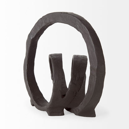Mercana - Stanislaw II Black Metal Infinite Ribbon Sculpture - 69169 view 3