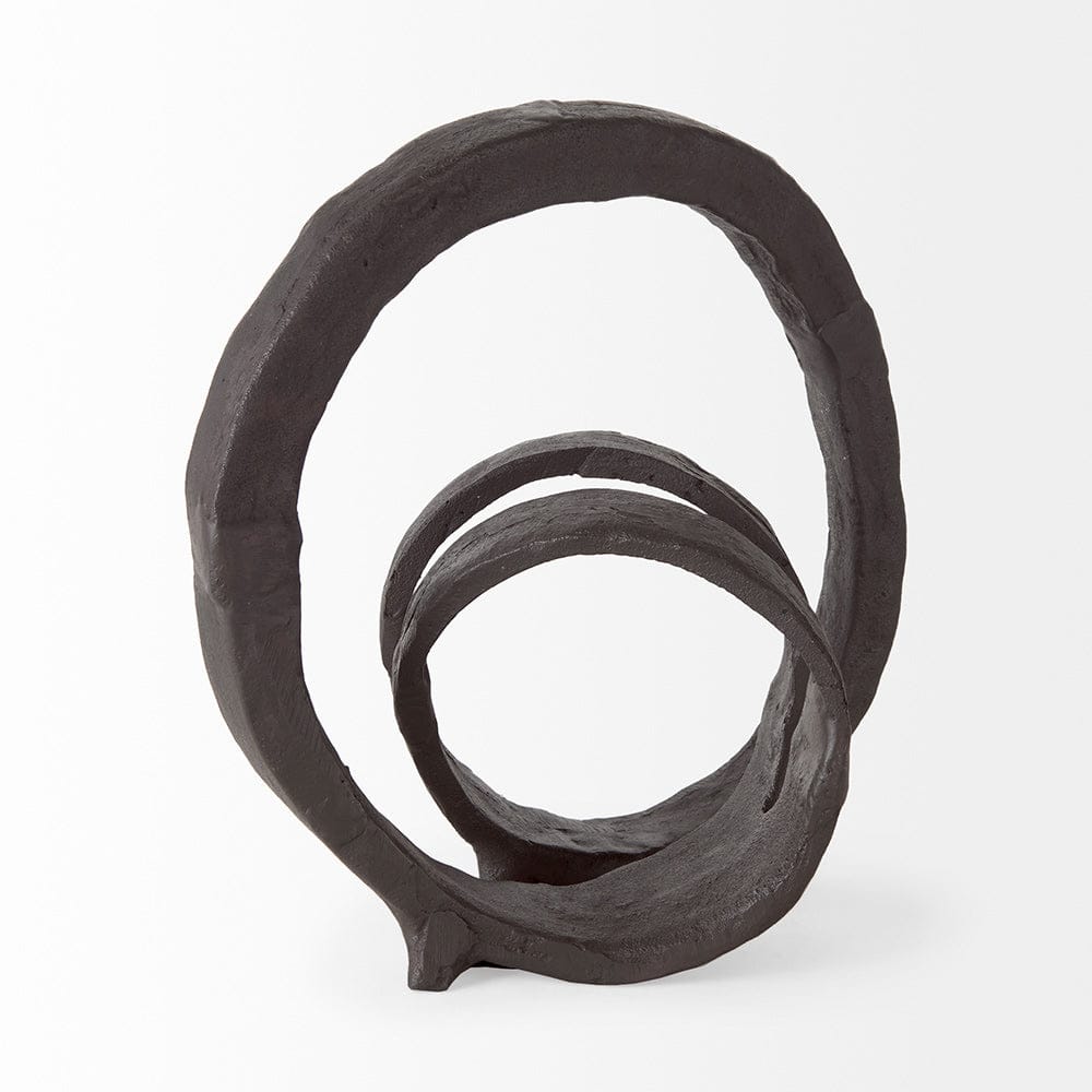 Mercana - Stanislaw II Black Metal Infinite Ribbon Sculpture - 69169 view 4