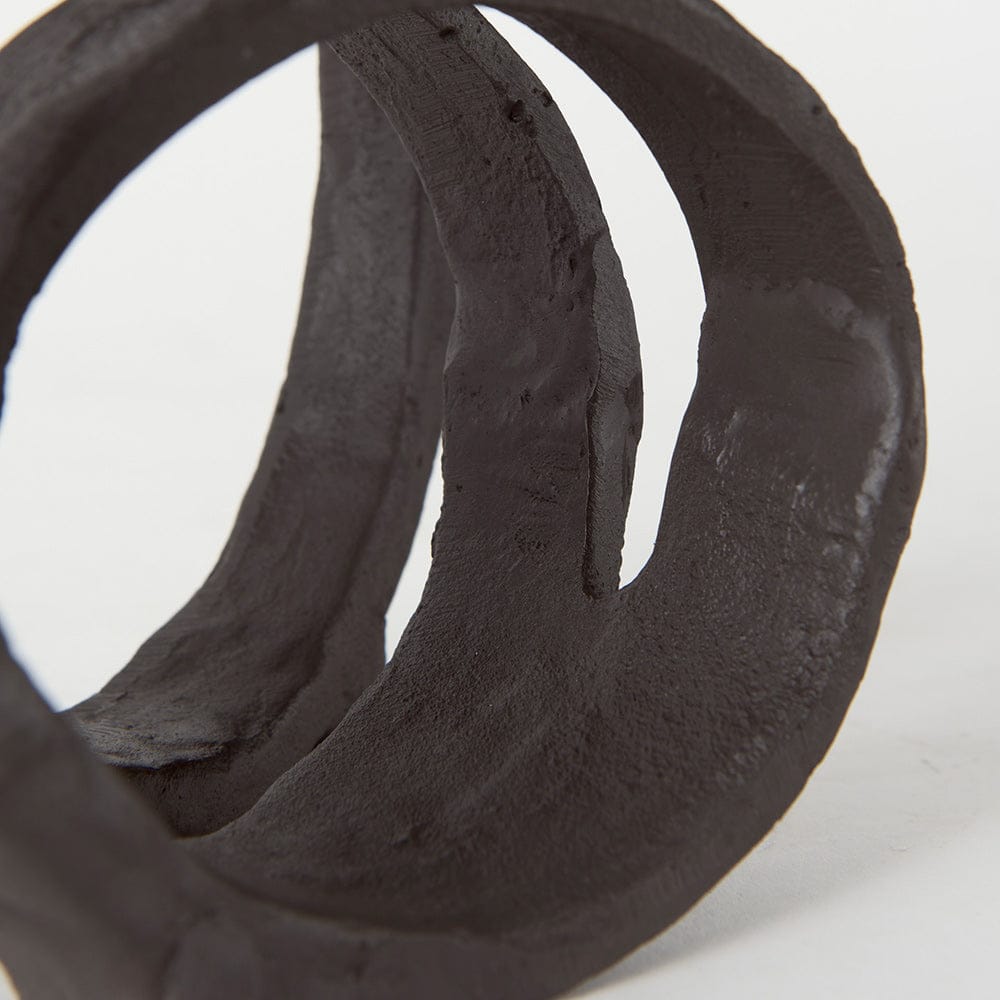 Mercana - Stanislaw II Black Metal Infinite Ribbon Sculpture - 69169 view 6