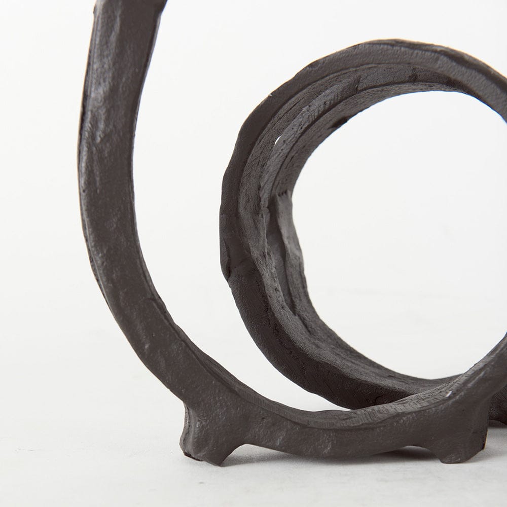 Mercana - Stanislaw II Black Metal Infinite Ribbon Sculpture - 69169 view 8