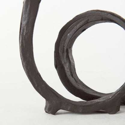 Mercana - Stanislaw II Black Metal Infinite Ribbon Sculpture - 69169 view 8