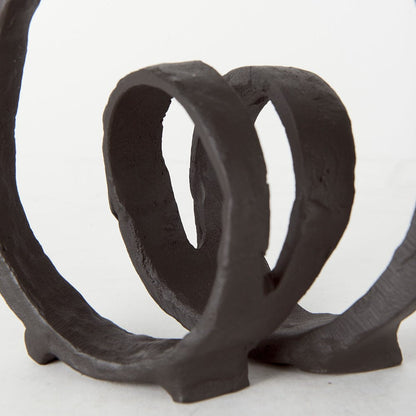 Mercana - Stanislaw II Black Metal Infinite Ribbon Sculpture - 69169 view 9