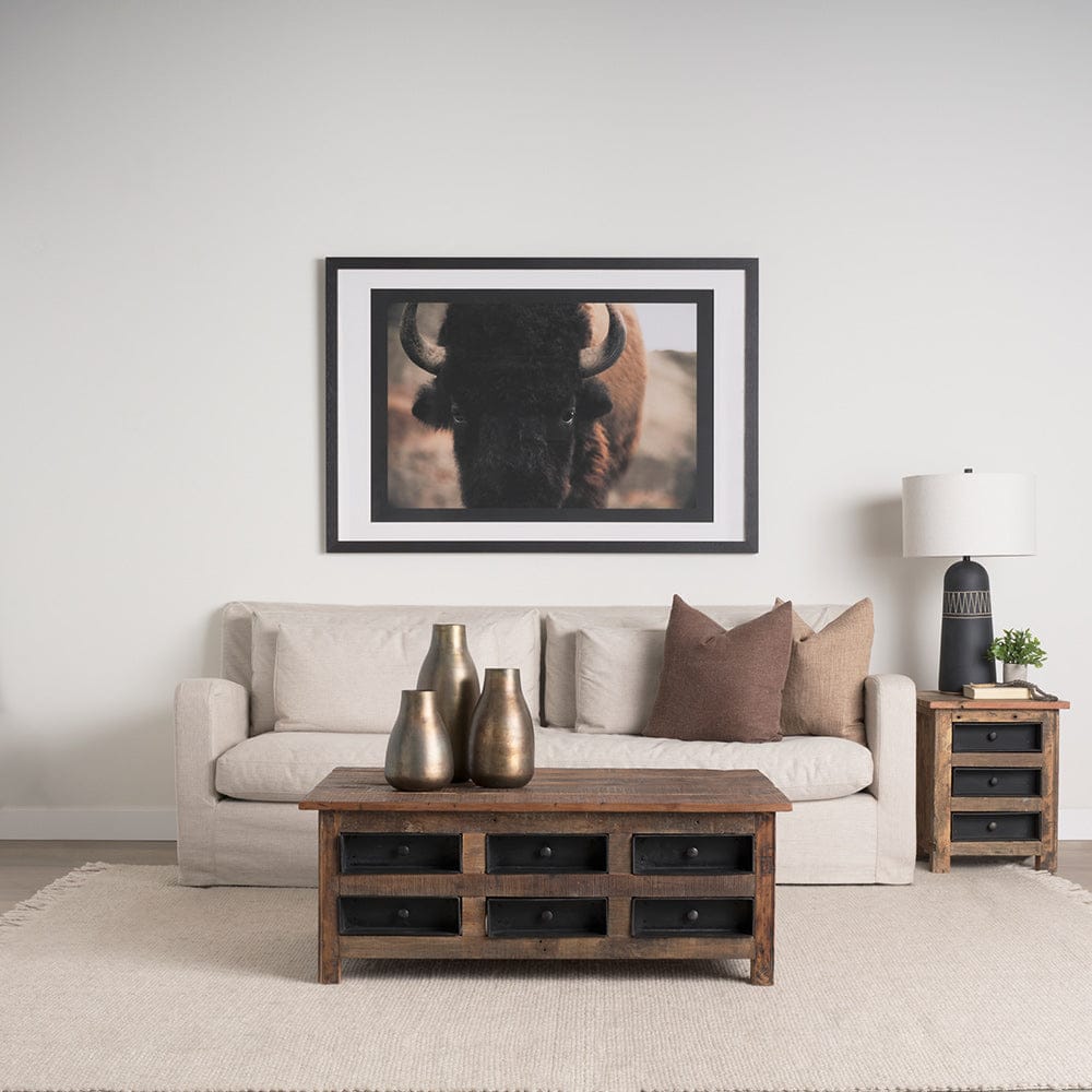 Mercana - Stare Down by Chad Mackay a Hand Embelished Textured Framed Art Print Matted under Glass - 15215 view 8