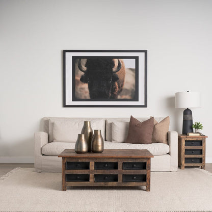 Mercana - Stare Down by Chad Mackay a Hand Embelished Textured Framed Art Print Matted under Glass - 15215 view 8
