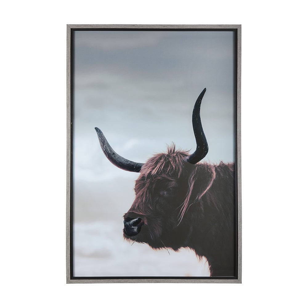 Mercana - Stark Still-Gaze by Mercana Studio a Hand Embellished Textured Framed Art Print Matted under Glass - 14643 view 1