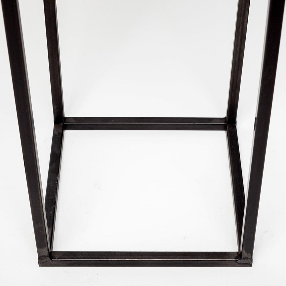 Mercana - Steen Set of Two Black Meshed Metal Candle Holder Lanterns - 67962_CLOSEOUT view 8