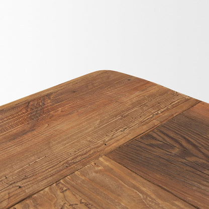 Mercana - Stetson 94.5" Rectangular Natural Brown Wood Dining Table - 70885 view 5