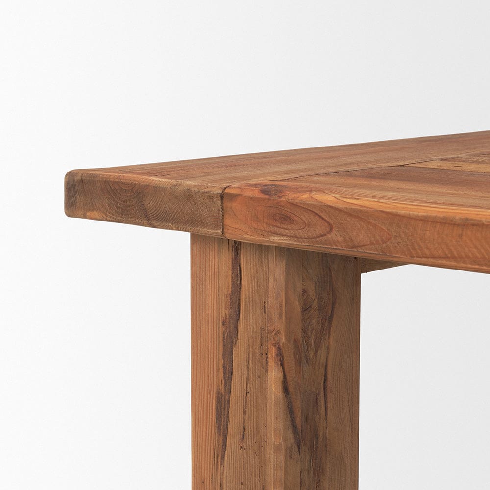 Mercana - Stetson 94.5" Rectangular Natural Brown Wood Dining Table - 70885 view 7