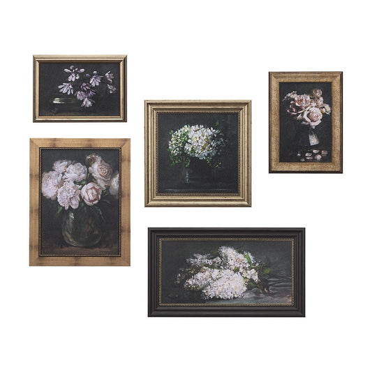 Mercana - Still life flowers I by Mercana Studio a Hand Embellished Textured Framed Art Print - 14181 view 1