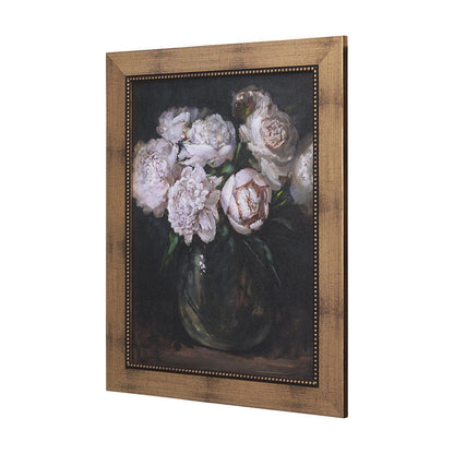 Mercana - Still life flowers I by Mercana Studio a Hand Embellished Textured Framed Art Print - 14181 view 9