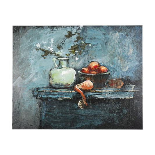 Mercana - Still Life with Tangerine by Mercana Studio a Hand Embellished Textured Canvas - 102458-L view 1