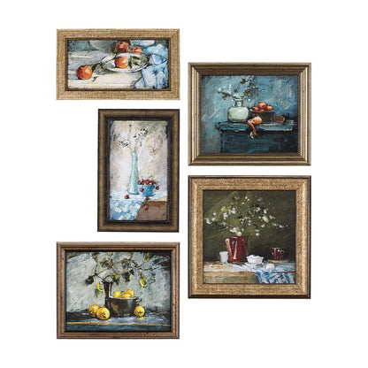 Mercana - Still Life with Tangerine by Mercana Studio a Hand Embellished Textured Framed Art Print - 14790 view 1