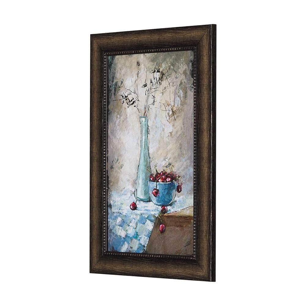 Mercana - Still Life with Tangerine by Mercana Studio a Hand Embellished Textured Framed Art Print - 14790 view 4