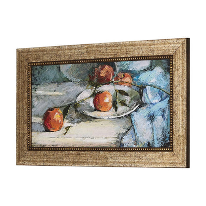 Mercana - Still Life with Tangerine by Mercana Studio a Hand Embellished Textured Framed Art Print - 14790 view 6