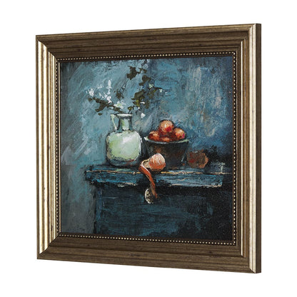 Mercana - Still Life with Tangerine by Mercana Studio a Hand Embellished Textured Framed Art Print - 14790 view 7
