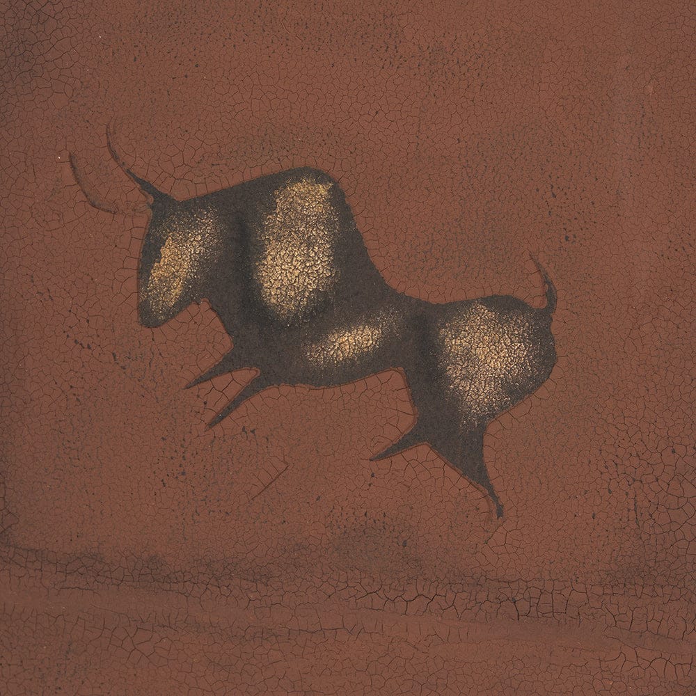 Mercana - Stone Age I by Studio M a handmade Original Framed Artwork under Glass - 15260 view 7