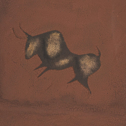 Mercana - Stone Age I by Studio M a handmade Original Framed Artwork under Glass - 15260 view 7