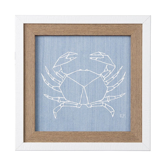 Mercana - Stone Crab II by Mercana Studio a Hand Embellished Textured Framed Art Print - 14044 view 1