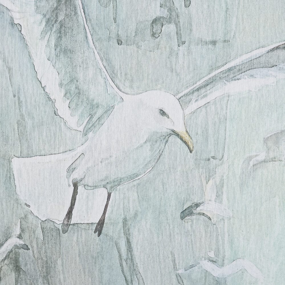 Mercana - Storm is Coming Seagulls by Melody Ducharme a Hand Embellished Framed Print under Glass (Set of 2) - 15749 view 7
