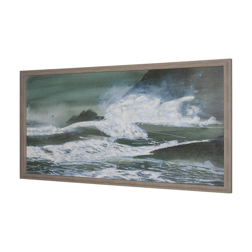 Mercana - Stormy Coast I by Mercana Studio a Hand Embellished Framed Art Print - 15607 view 2