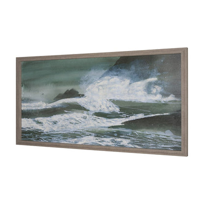 Mercana - Stormy Coast I by Mercana Studio a Hand Embellished Framed Art Print - 15607 view 2