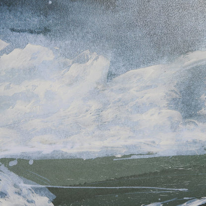 Mercana - Stormy Coast I by Mercana Studio a Hand Embellished Framed Art Print - 15607 view 7