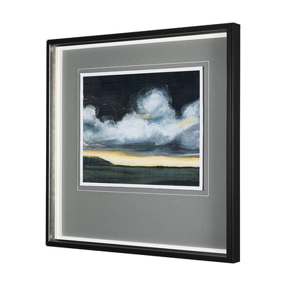 Mercana - Stormy Skys I by Mercana Studio a Hand Embellished Textured Framed Art Print Matted under Glass - 14698 view 2