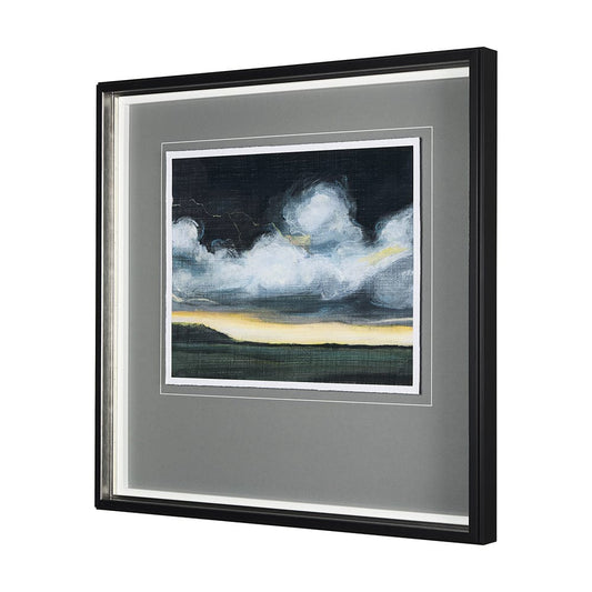 Mercana - Stormy Skys I by Mercana Studio a Hand Embellished Textured Framed Art Print Matted under Glass - 14698 view 2
