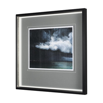 Mercana - Stormy Skys II by Mercana Studio a Hand Embellished Textured Framed Art Print Matted under Glass - 14699 view 2