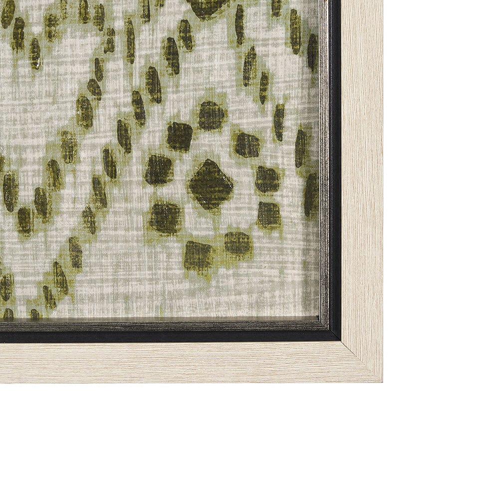 Mercana - Story Teller I Olive by Mercana Studio a Hand Embelished Textured Framed Art Print - 15186 view 3