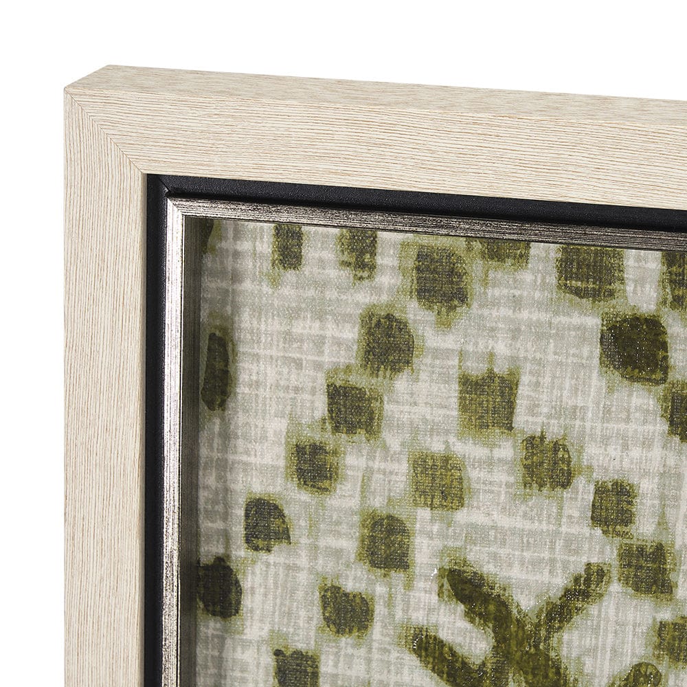 Mercana - Story Teller I Olive by Mercana Studio a Hand Embelished Textured Framed Art Print - 15186 view 4