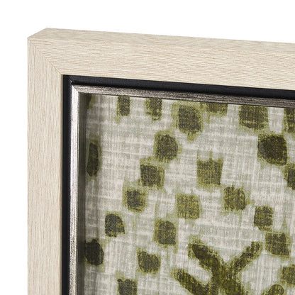 Mercana - Story Teller II Olive by Mercana Studio a Hand Embelished Textured Framed Art Print - 15187 view 4