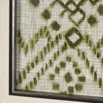 Mercana - Story Teller II Olive by Mercana Studio a Hand Embelished Textured Framed Art Print - 15187 view 5
