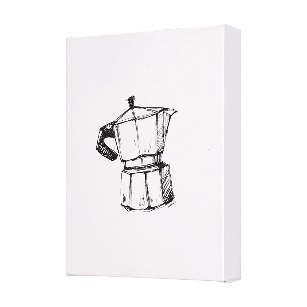 Mercana - Stove Top Espresso Maker by Mercana Studio a Hand Embellished Textured Canvas - 102435-L view 2