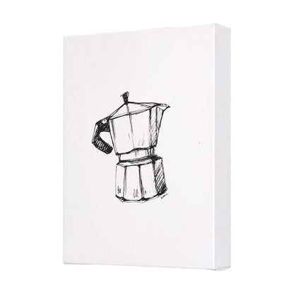 Mercana - Stove Top Espresso Maker by Mercana Studio a Hand Embellished Textured Canvas - 102435-S view 2